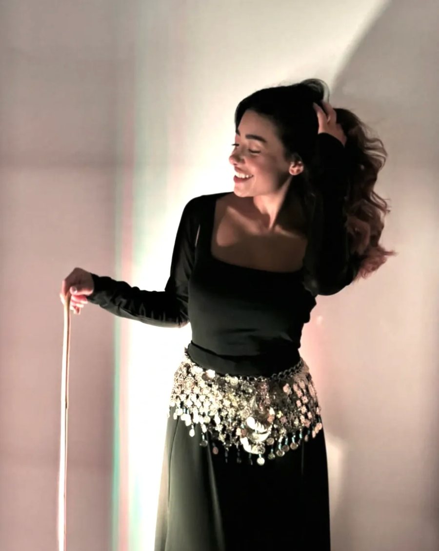A belly dancer at ADOO Studio